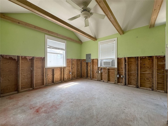 13326 1st St E, Madeira Beach, FL 33708 - empty room featuring cooling unit and ceiling fan
