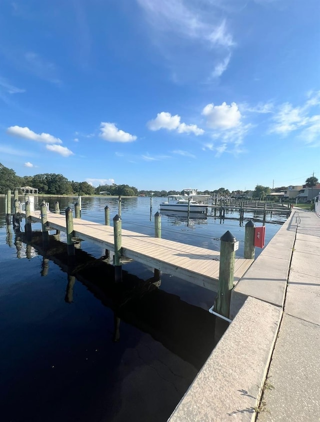 2424 W Tampa Bay Blvd Unit 203, Tampa, FL 33607 - dock featuring a water view