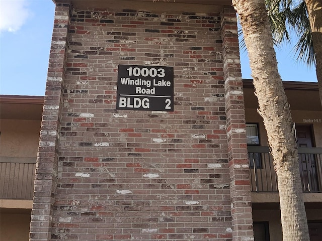 10003 Winding Lake Rd Unit 105, Sunrise, FL 33351 - exterior view of brick siding