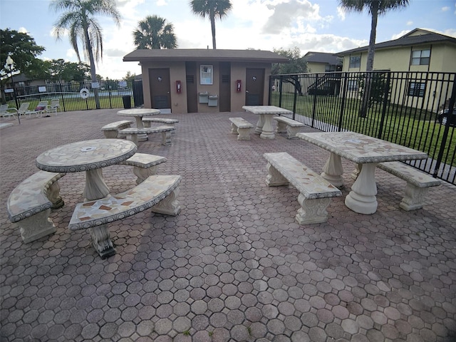 10003 Winding Lake Rd Unit 105, Sunrise, FL 33351 - view of patio with fence