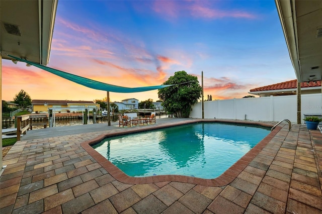 3912 Doral Dr, Tampa, FL 33634 - view of swimming pool with a patio