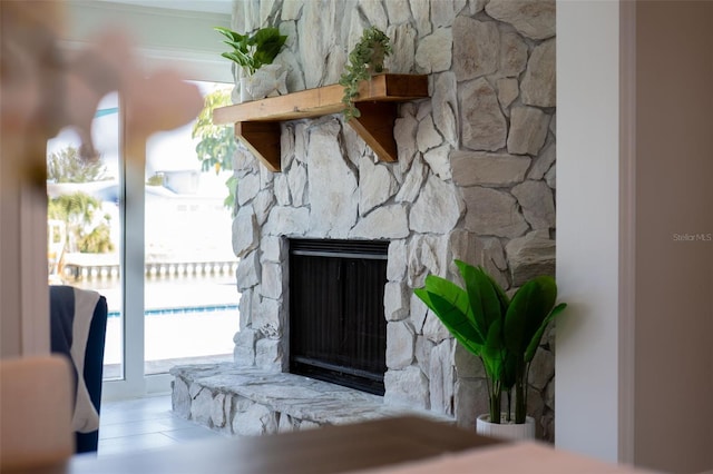 3912 Doral Dr, Tampa, FL 33634 - detailed view of a fireplace