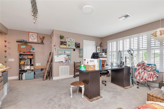 5103 Rushbrook Rd, Land O Lakes, FL 34638 - office area featuring carpet floors, plenty of natural light, and baseboards