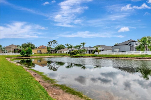 5103 Rushbrook Rd, Land O Lakes, FL 34638 - water view with nearby suburban area and fence