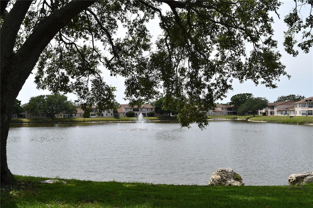 water view featuring nearby suburban area