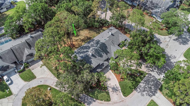 aerial overview of property's location featuring nearby suburban area