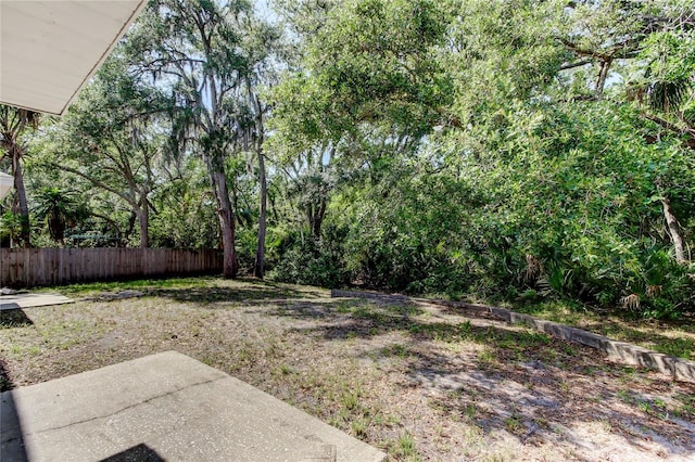 8110 Pond Shadow Ln, Tampa, FL 33635 - view of yard with fence and a patio area