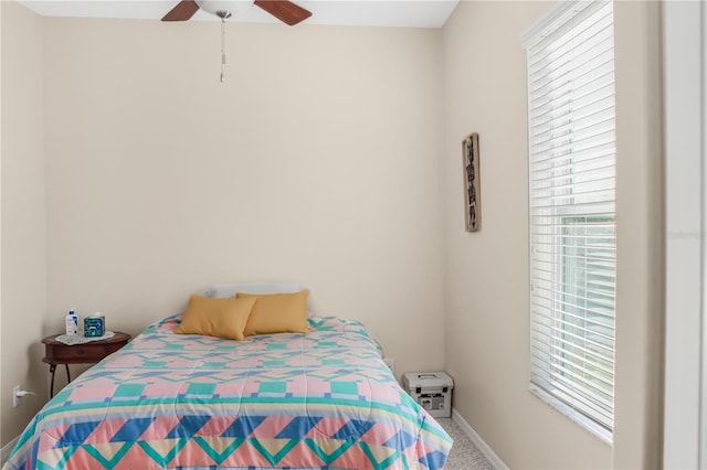 7533 Dunbridge Dr, Odessa, FL 33556 - carpeted bedroom featuring baseboards and a ceiling fan