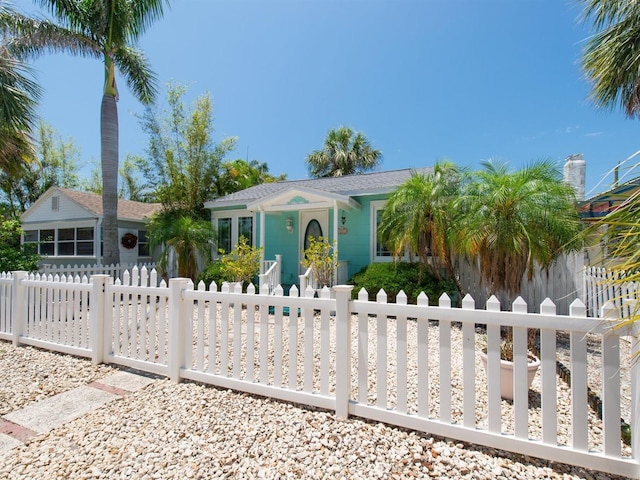 3031 56th St S, Gulfport, FL 33707 - single story home with a fenced front yard