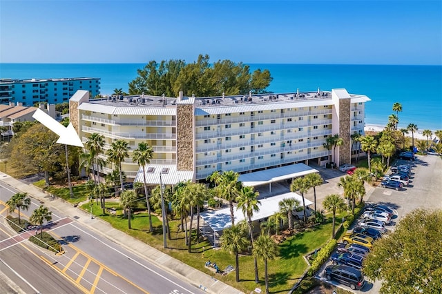 2504 Gulf Blvd Unit 201, Indian Rocks Beach, FL 33785 - drone / aerial view of apartment complex / building and a large body of water