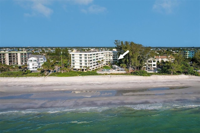 2504 Gulf Blvd Unit 201, Indian Rocks Beach, FL 33785 - aerial view of expansive beach and apartment complex