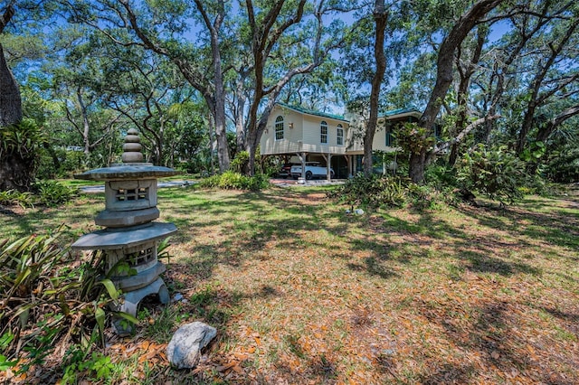 420 Hanby St, Crystal Beach, FL 34681 - view of yard