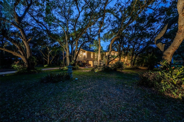 420 Hanby St, Crystal Beach, FL 34681 - view of green lawn