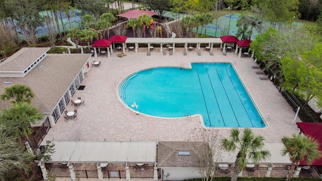 view of community pool