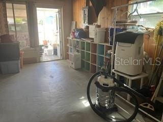 view of storage room