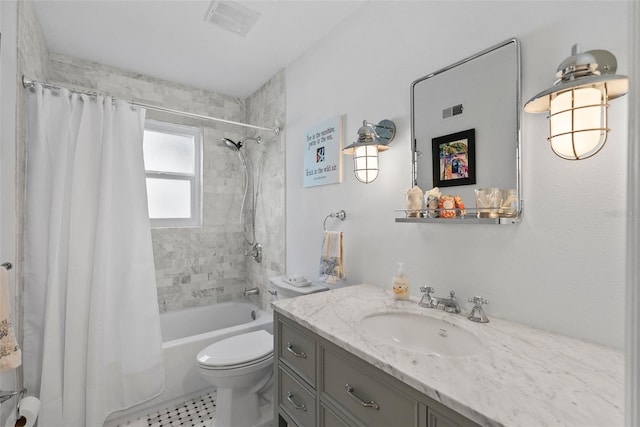 297 1st St W, Tierra Verde, FL 33715 - bathroom featuring shower / bathtub combination with curtain and vanity