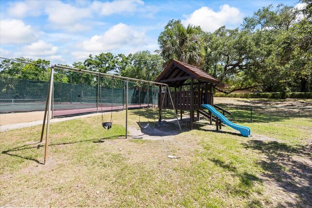 2626 2nd Ct, Palm Harbor, FL 34684 - communal playground featuring a tennis court