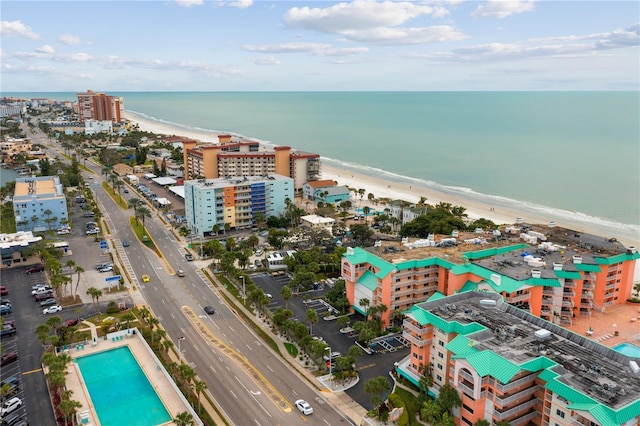 18400 Gulf Blvd Unit 1105, Indian Shores, FL 33785 - view of urban area featuring waterfront with a beach