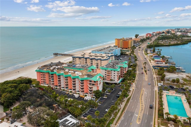 18400 Gulf Blvd Unit 1105, Indian Shores, FL 33785 - view of urban area with a large body of water, a main thoroughfare, and apartment complex / building