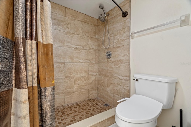 18400 Gulf Blvd Unit 1105, Indian Shores, FL 33785 - bathroom with tiled shower and toilet
