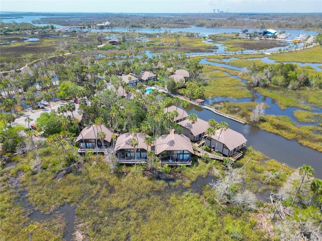 2653 N Seabreeze Pt Unit M-2, Crystal River, FL 34429 - aerial perspective of suburban area featuring a large body of water
