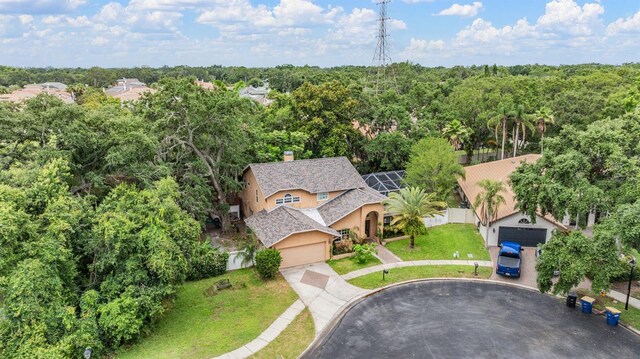 3013 Crest Dr, Clearwater, FL 33759 - view from above of property