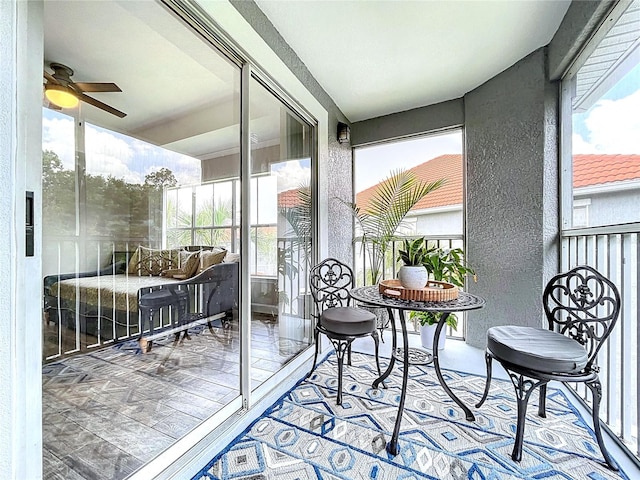 18001 Richmond Place Dr Unit 330, Tampa, FL 33647 - balcony with ceiling fan