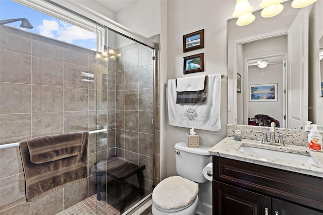 4195 Barletta Ct, Wesley Chapel, FL 33543 - bathroom featuring vanity and a shower stall