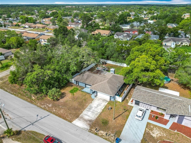 aerial perspective of suburban area