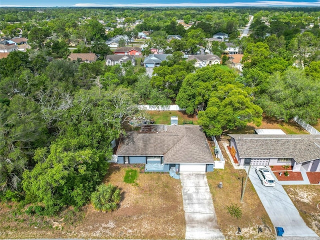 aerial perspective of suburban area