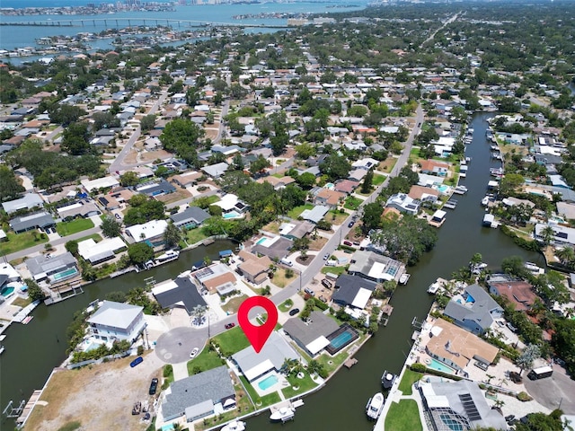 1769 Brookside Blvd, Largo, FL 33770 - view of property location featuring a nearby body of water and nearby suburban area