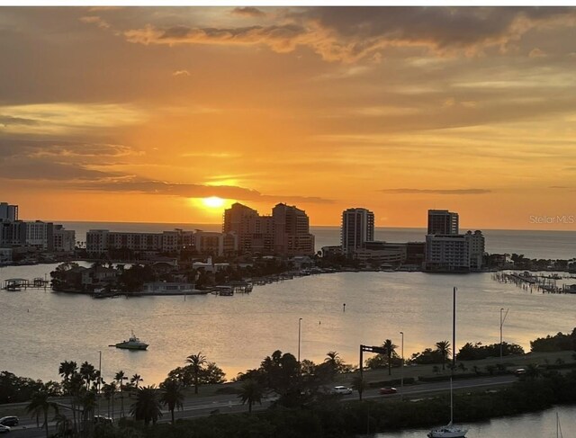 31 Island Way Unit 1403, Clearwater Beach, FL 33767 - water view featuring nearby urban area