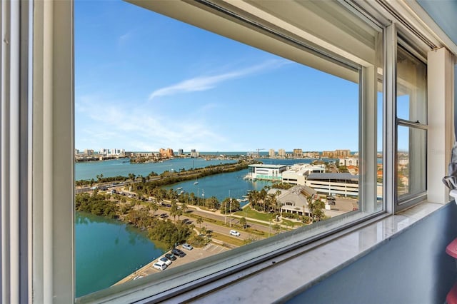 31 Island Way Unit 1403, Clearwater Beach, FL 33767 - water view featuring nearby urban area