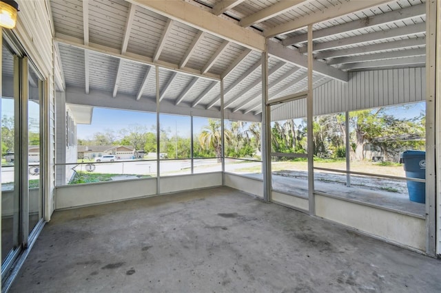 11409 Spring Hill Dr, Spring Hill, FL 34609 - unfurnished sunroom with lofted ceiling