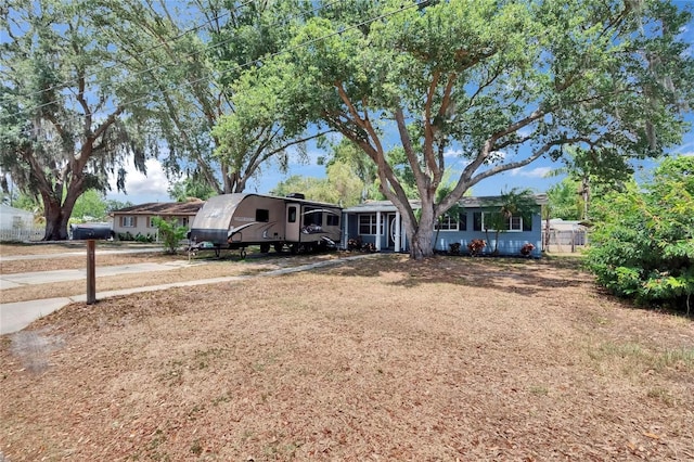 view of ranch-style home