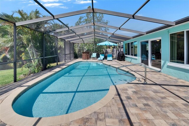 6530 Manila Palm Way, Apollo Beach, FL 33572 - outdoor pool with a patio and a lanai