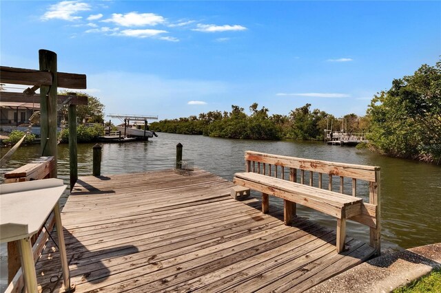 6530 Manila Palm Way, Apollo Beach, FL 33572 - dock area featuring a water view