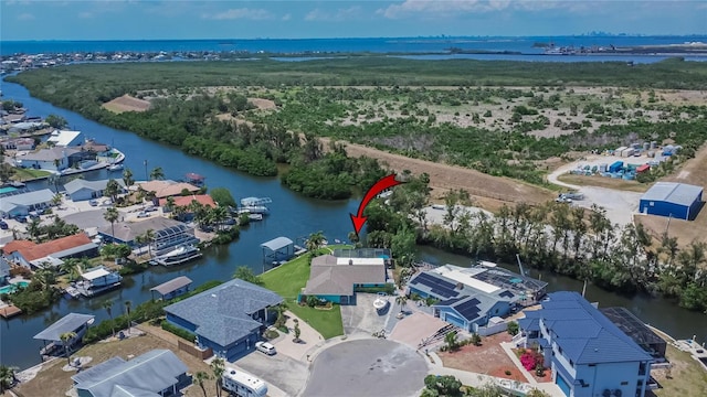 6530 Manila Palm Way, Apollo Beach, FL 33572 - aerial view of residential area featuring a large body of water