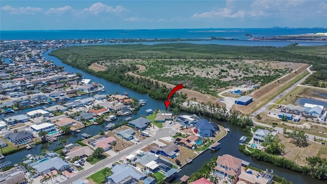 6530 Manila Palm Way, Apollo Beach, FL 33572 - aerial view of residential area featuring a large body of water