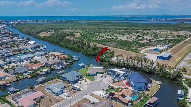6530 Manila Palm Way, Apollo Beach, FL 33572 - aerial view of residential area featuring a nearby body of water