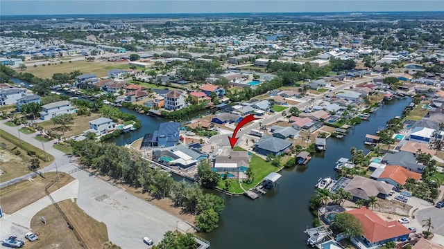 6530 Manila Palm Way, Apollo Beach, FL 33572 - aerial overview of property's location featuring a nearby body of water and nearby suburban area