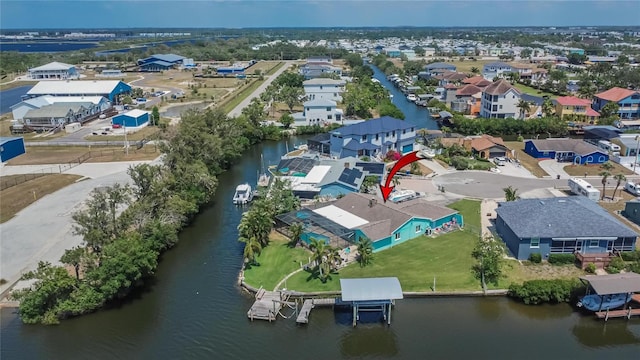 6530 Manila Palm Way, Apollo Beach, FL 33572 - aerial perspective of suburban area with a nearby body of water