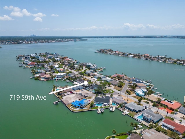 719 59th Ave, St Pete Beach, FL 33706 - bird's eye view of a large body of water