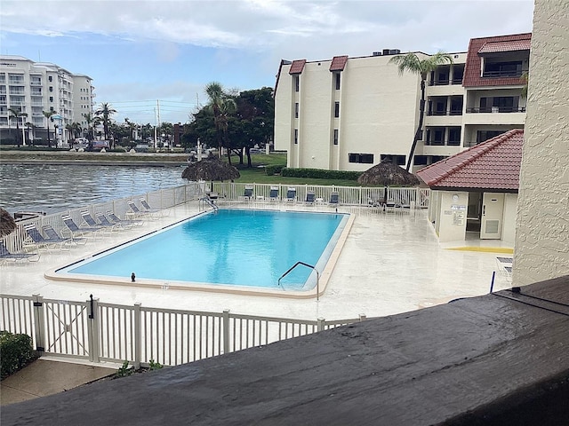 120 1st St E Unit 104, Saint Petersburg, FL 33715 - community pool featuring a patio area