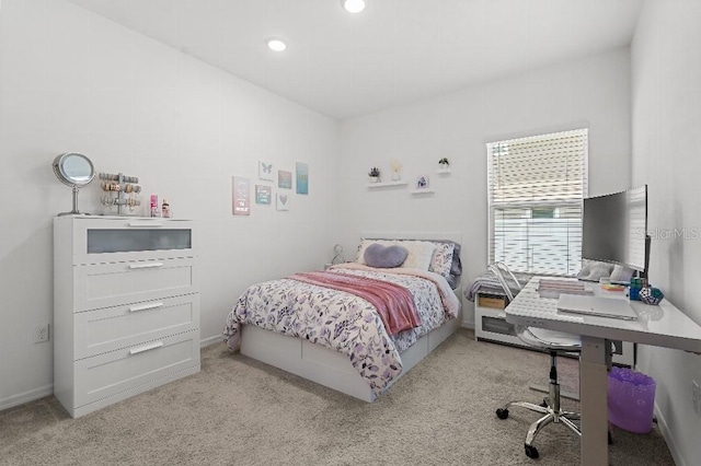 921 Fieldstone Way, Haines City, FL 33844 - bedroom featuring carpet flooring, an office area, and recessed lighting