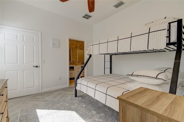 1089 Virginia St, Dunedin, FL 34698 - bedroom featuring baseboards and a ceiling fan