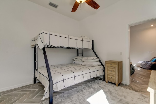 1089 Virginia St, Dunedin, FL 34698 - bedroom with baseboards and a ceiling fan