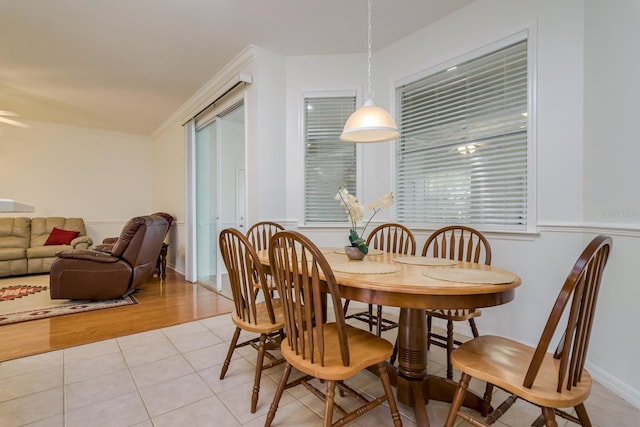2214 Deerbrook Dr, Lakeland, FL 33811 - dining space featuring light tile patterned flooring