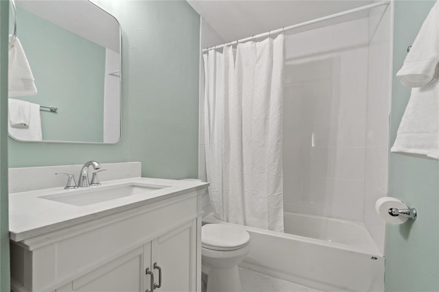 39542 Friends Ave, Zephyrhills, FL 33540 - full bath with vanity and shower / bath combo with shower curtain