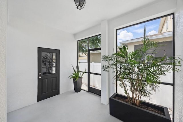 view of entrance foyer